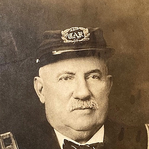 CIVIL WAR UNION CAPT. 49th PENNA. VOLS. INF. REGT. GAR MEMBER PHOTO (GETTYSBURG)