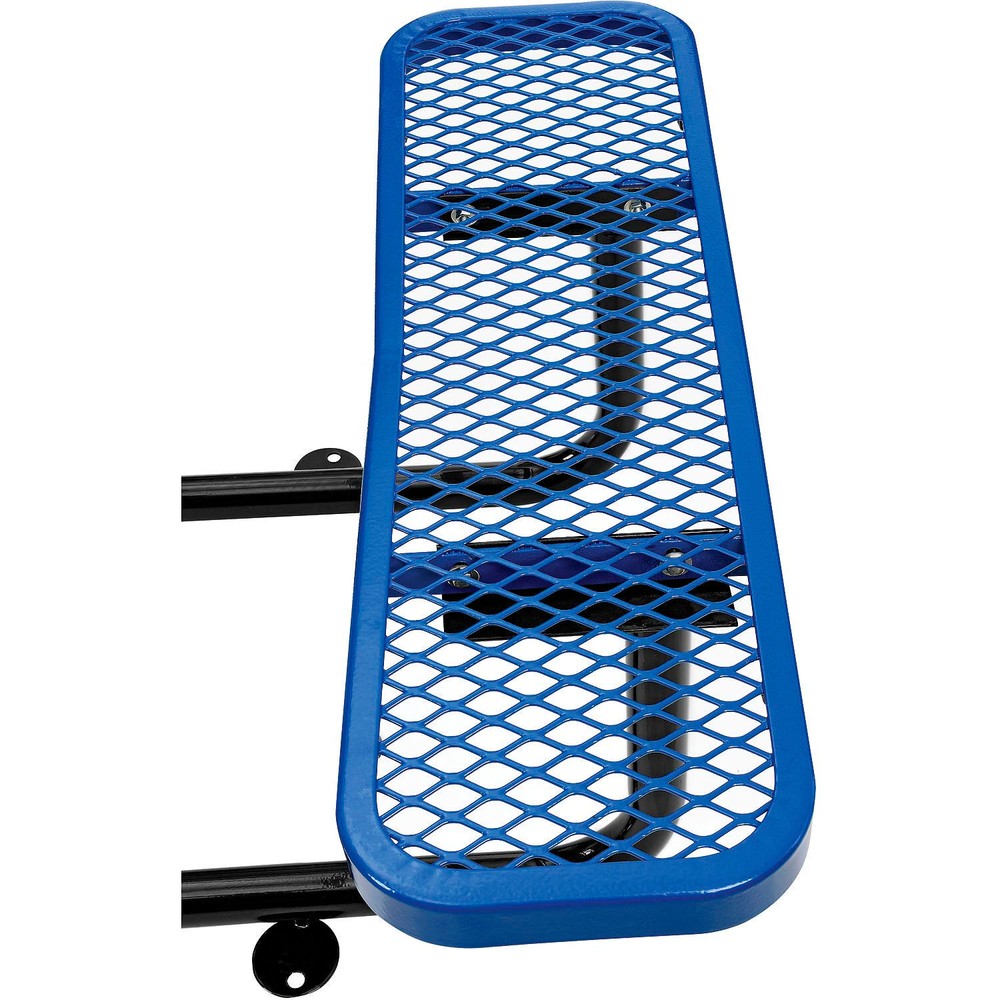 46" Wheelchair Accessible Square Picnic Table Surface Mount Blue