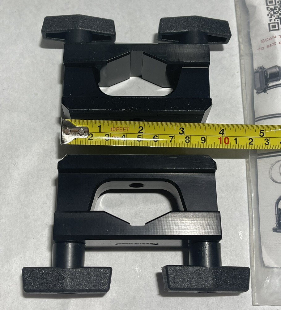 (2) RigWheels Universal Pipe Clamp for Light Stand Rig Wheels