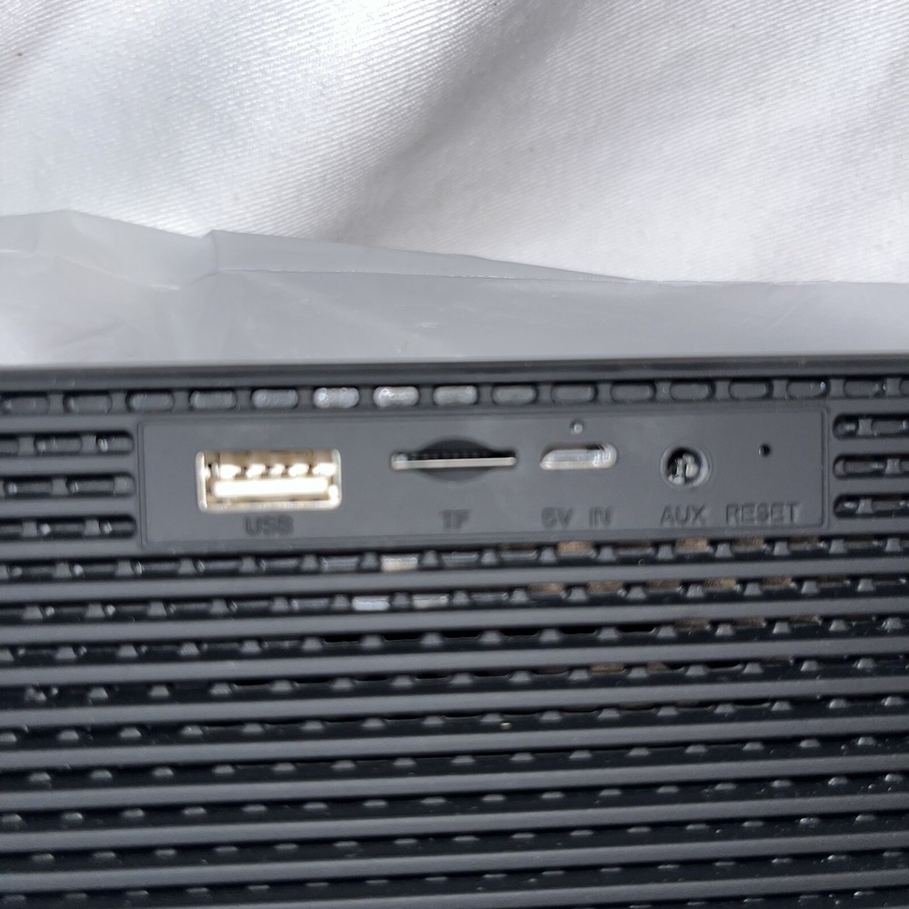 Lenrue Wireless Speaker Lightly Used Black Rectangle Model A12