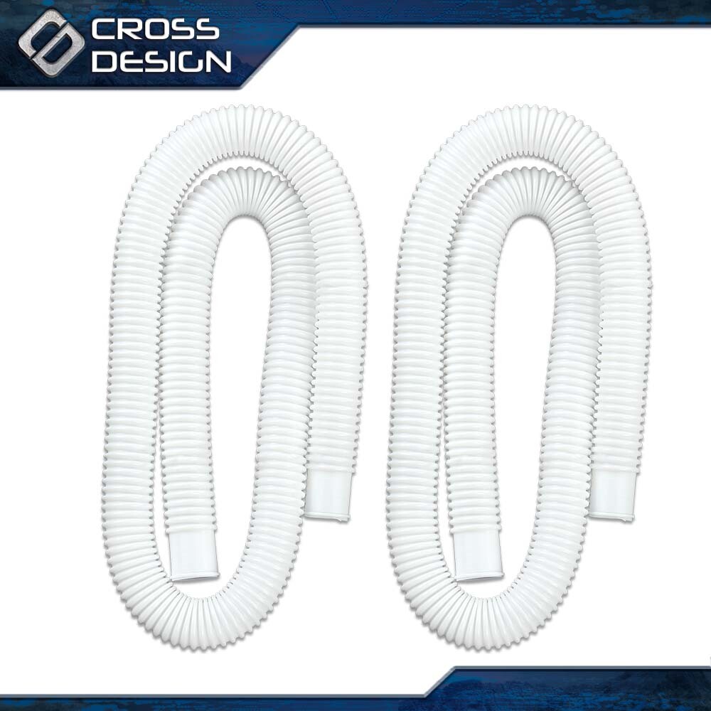 2PCS For Intex 1.25" Diameter Accessory Pool Pump Replacement Hose - 59" Long
