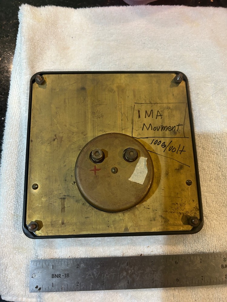 Large Precise model 907 Steam Punk Gauge OHMS