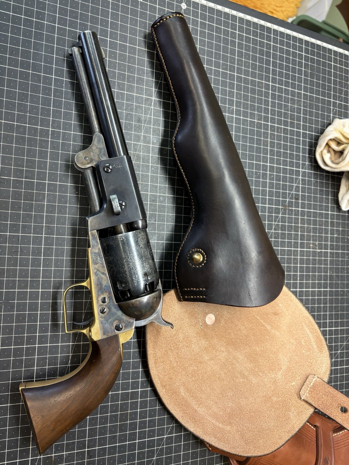 Colts Dragoon Cavalry Holster by Stewart Historic Saddlery