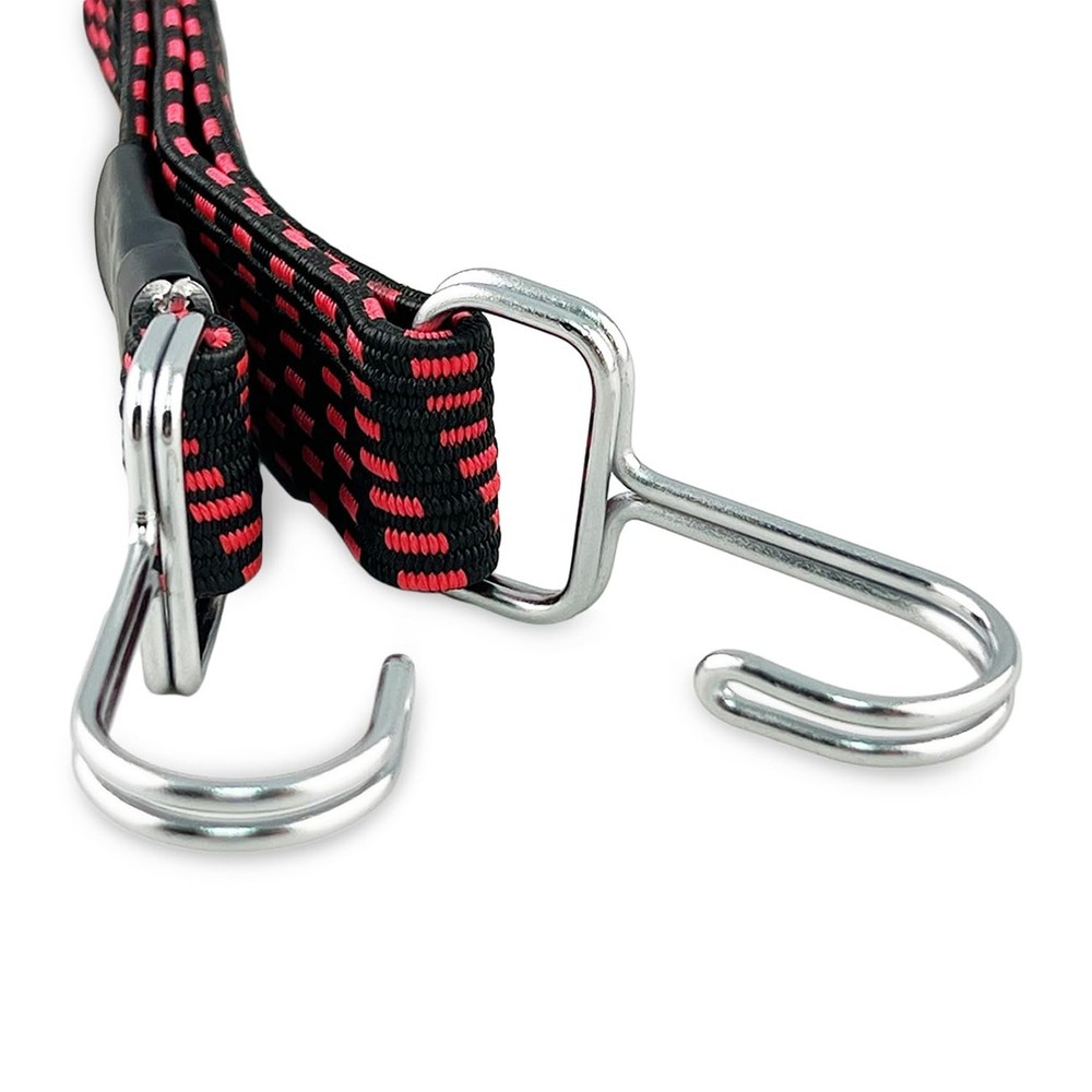 80 INCH Adjustable Flat Bungee Cords. High Strength Bungee Straps with Heavy ...