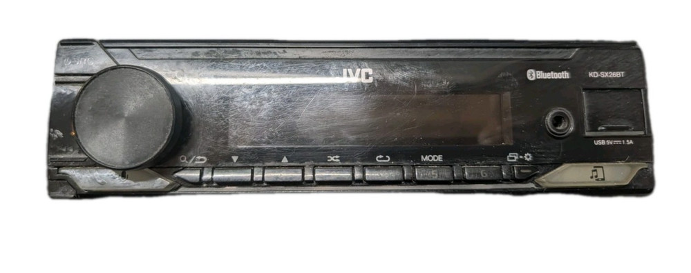 JVC KD-SX26BT  FACEPLATE ONLY TESTED