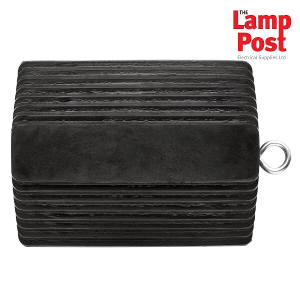 Draper 21134 Rubber Wheel Chock - 10 Tonne
