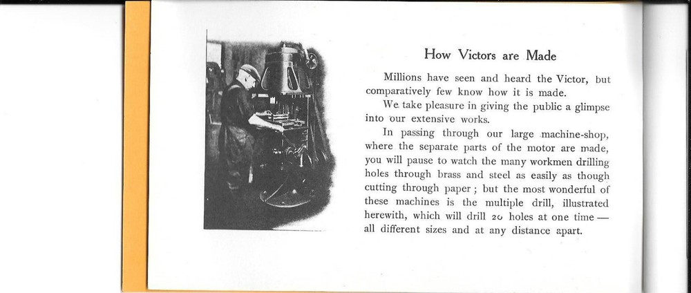1906 Victor INTRODUCTION & PRICE GUIDE ADVERTISEMENT - REPRINT
