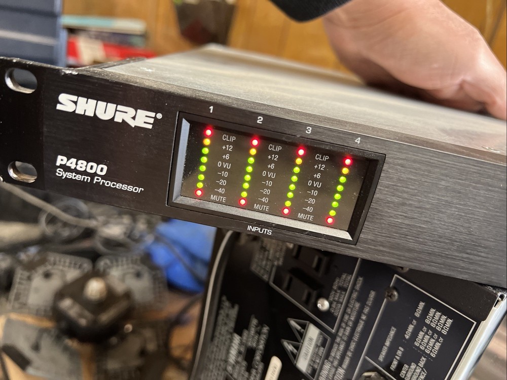 Shure P4800 4x8 Auto-Mixer & Digital Signal Processor