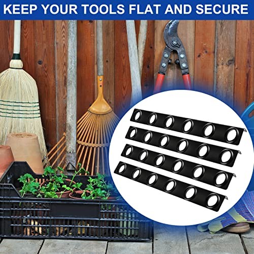Sets 6-Tool Landscape Trailer Rack for Lawn Equipment 6 Hole Hand Tool 2