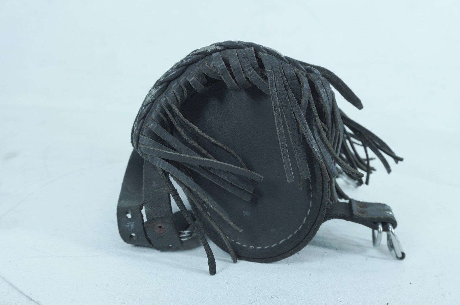 1986 Harley Sportster Limited Liberty OEM Front Onboard Tool Bag Leather Storage