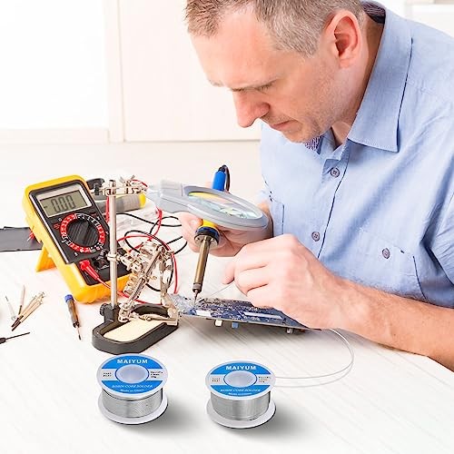 63-37 Tin Lead Rosin Core Solder Wire for Electrical Soldering () 0.8mm 100g