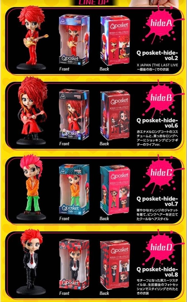 Q poskethide miniature figures