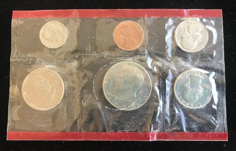 THREE 1979 UNCIRCULATED P & D MINT SETS ~SIX-COIN SETS EACH MINT ~U.S. MINT PACK
