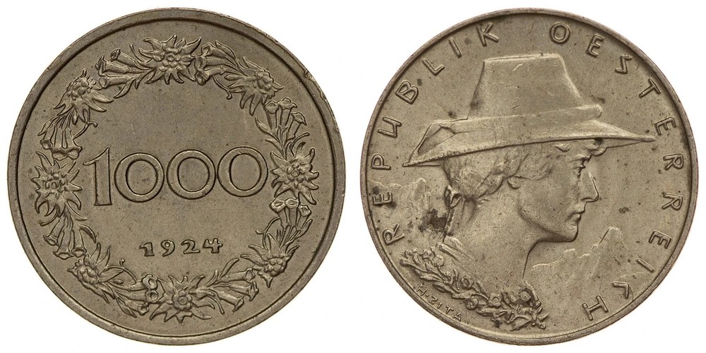 Austria - 1000 Kronen 1924