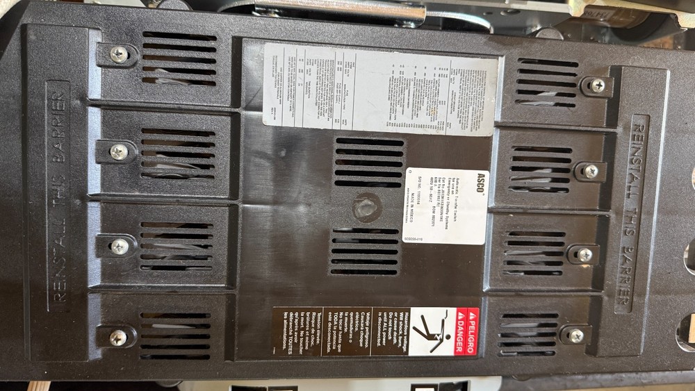 j00300B30600N1XC ASCO automatic transfer switch