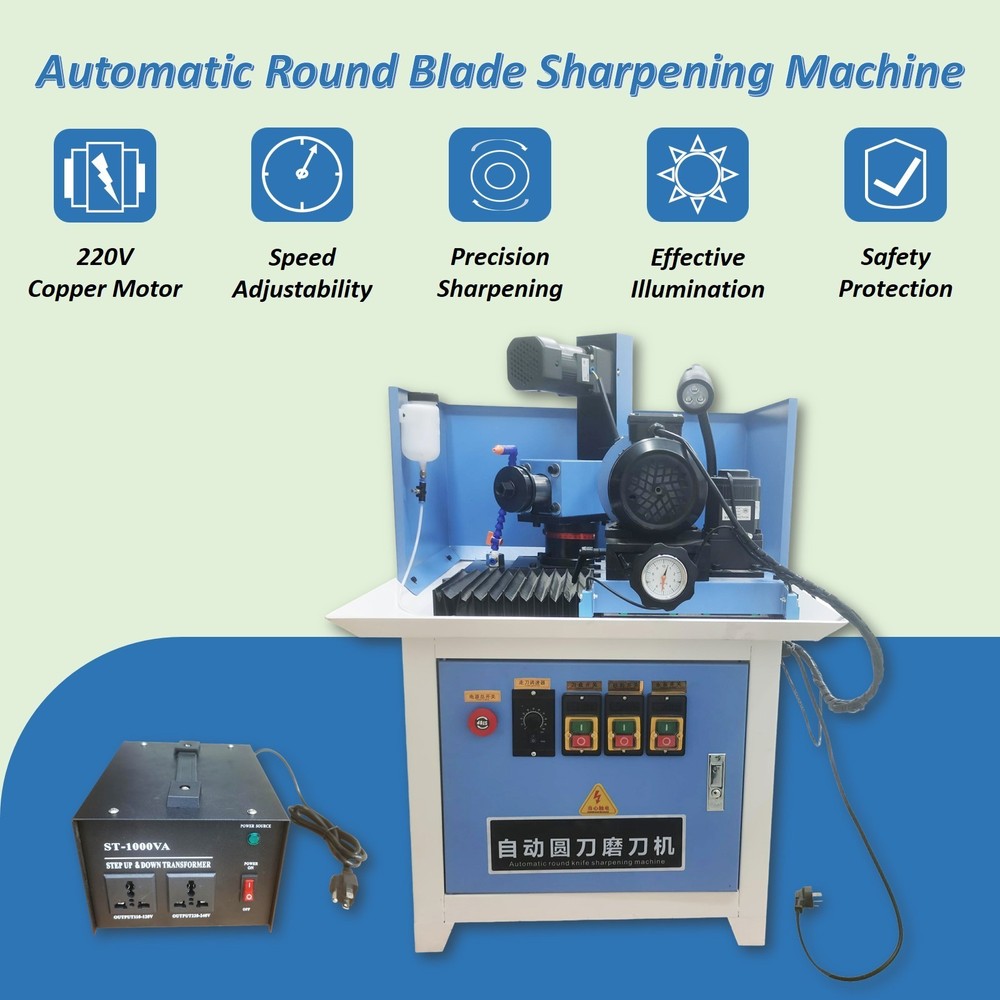 220V Automatic Round Blade Sharpening Machine Knife Grinding Disc Blade Grinding