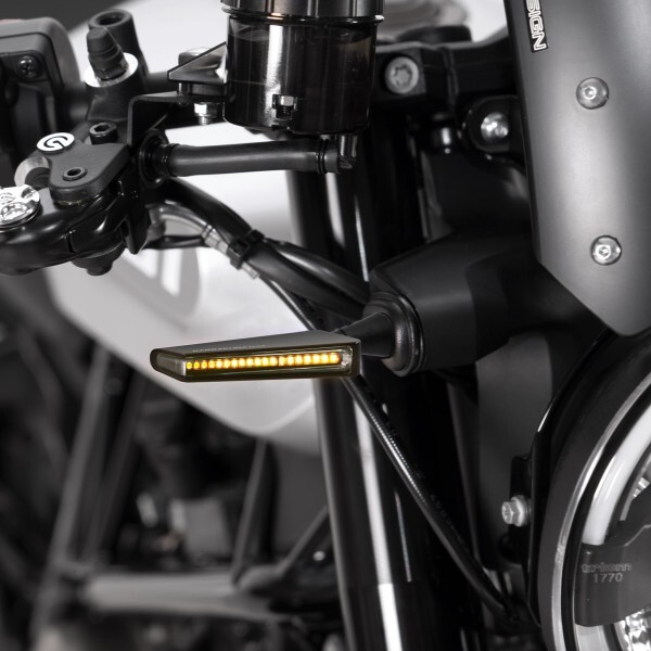 Barracuda SQ-LED Motorcycle LED Turn Signals, Pair, Universal, LED Sequential!