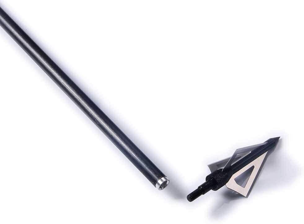 12pcs 3 Fixed Blade Hunting Broadheads 125Grain Compound Crossbow Tips With Case