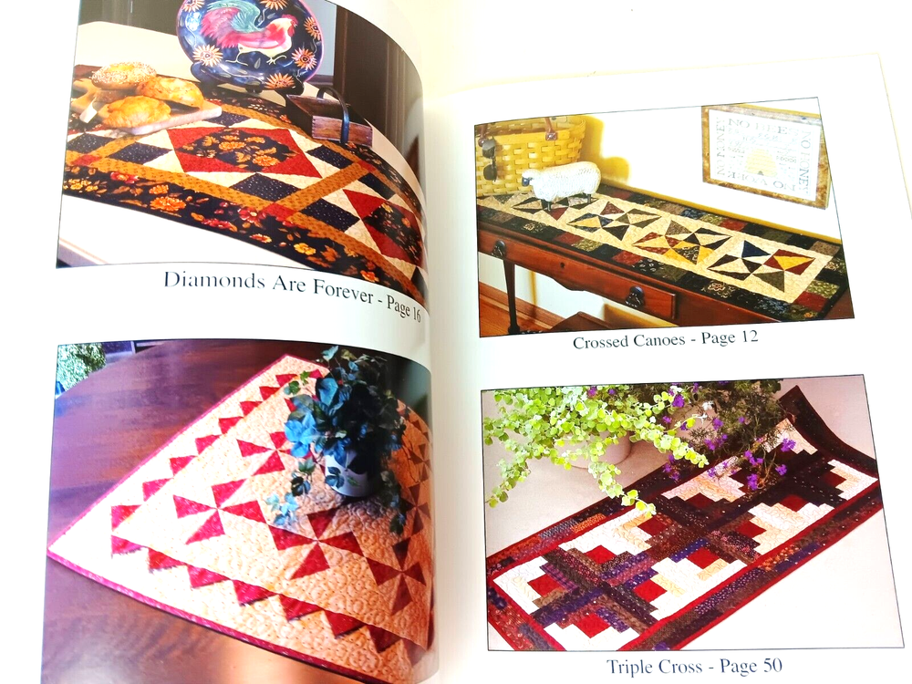 Mostly Table Runners Three Calico Printworks Quilt Pattern Book Quilting UNCUT