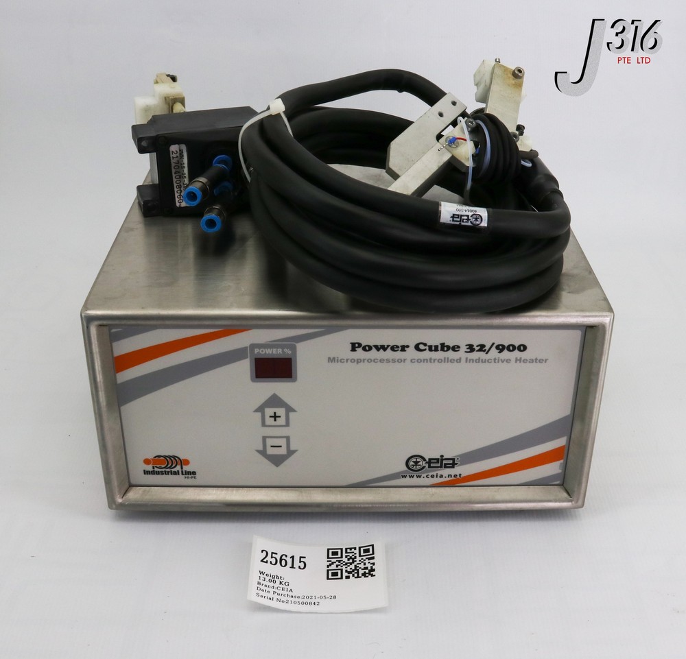 25615 CEIA POWER CUBE 32/900, MICROPROCESSOR CTLR INDUCTIVE HTR PW3-32/900