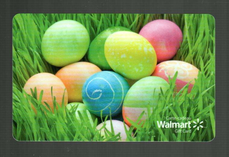 WALMART ( Canada ) Easter Eggs 2012 Gift Card ( $0 )