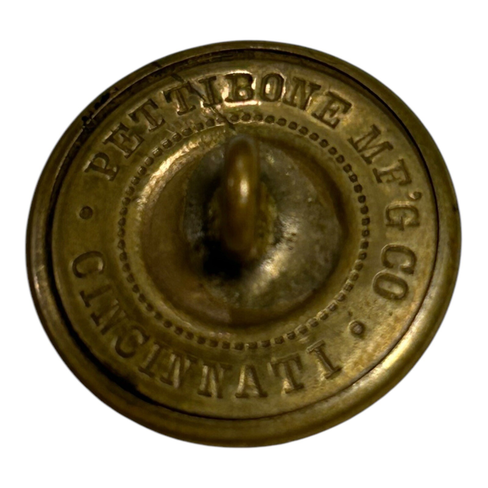 Antique Authentic Louisiana Militia Coat Confederate Post Civil War Button