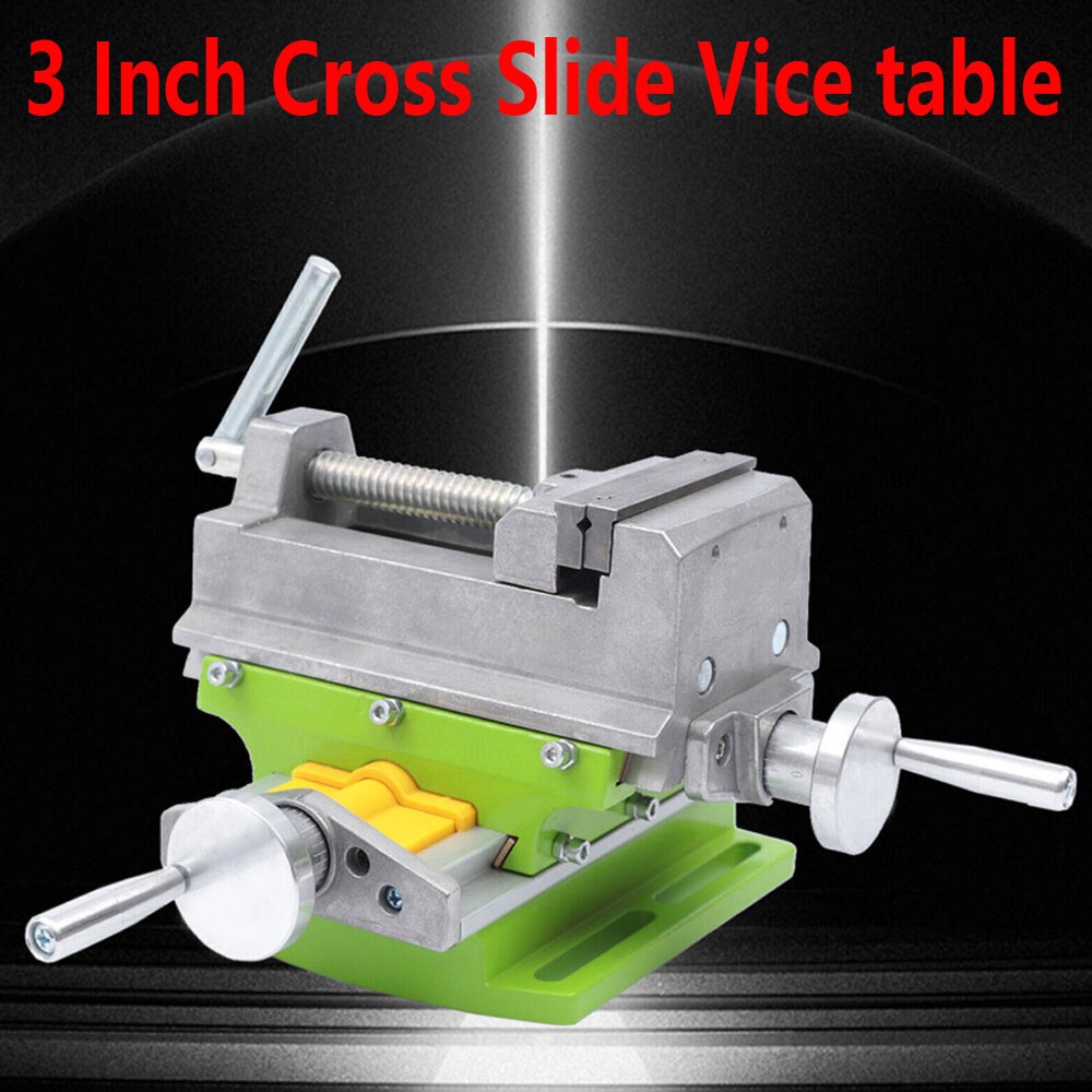 Cross Slide Vise Vice Table Compound Table Worktable Bench Alunimun AlloyBodyNEW