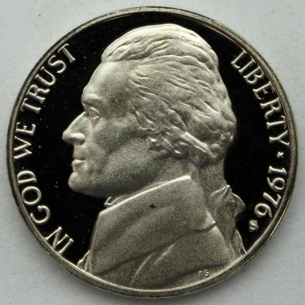 1976-S Proof Jefferson Nickel