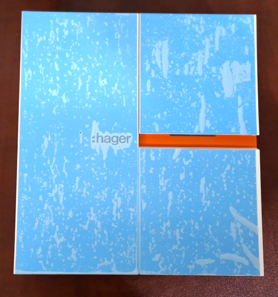 HAGER RLC332T CONTROL PANEL - 3 GROUPS - 25 DETECTORS