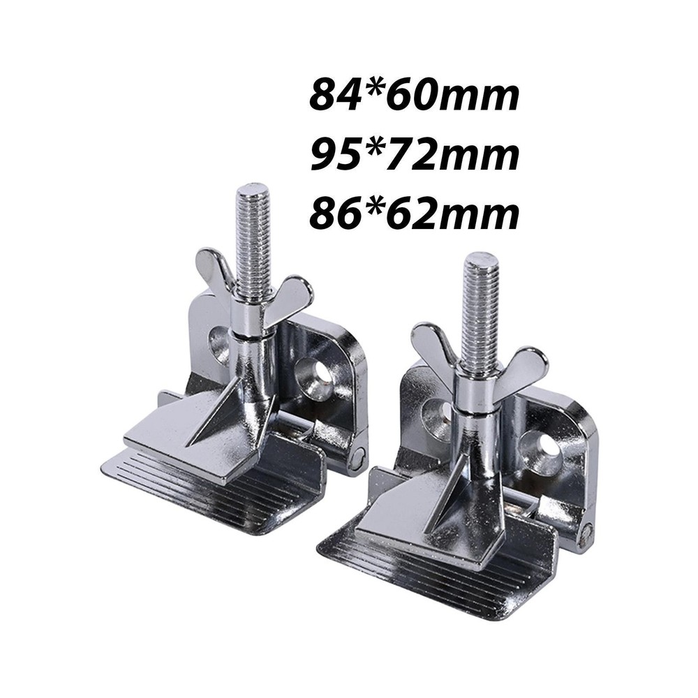 2Pcs Silk Screen Printing Hinge Clamps Reusable Frame Clamps Fixing Mesh