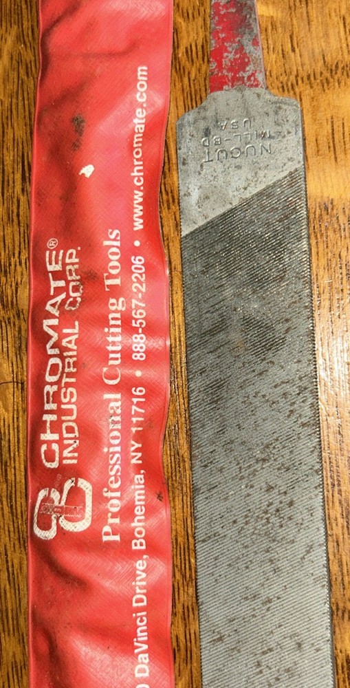 Blue-Point Plastic Adjustable Jaw File Handle GA98with 5 Assorted Files