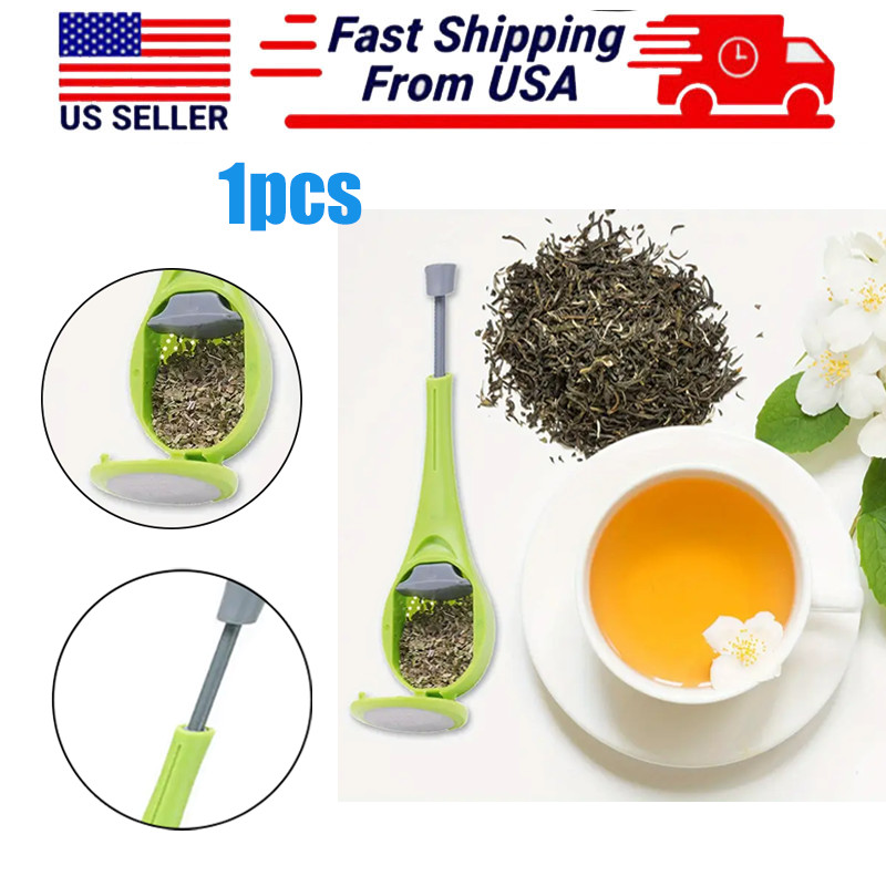 Silicone Tea Infuser Strainer – Loose Leaf Steeper & Herbal Spice Infusion Tool