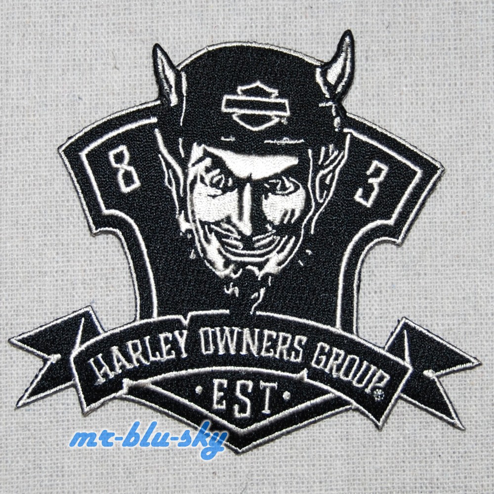 Rebel Logo Patch ~ Harley Davidson Owners Group H.O.G.
