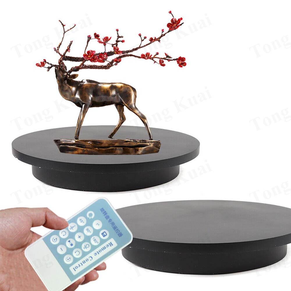 16.5" 360° Electric Motorized Rotating Turntable Display Stand Remote Control