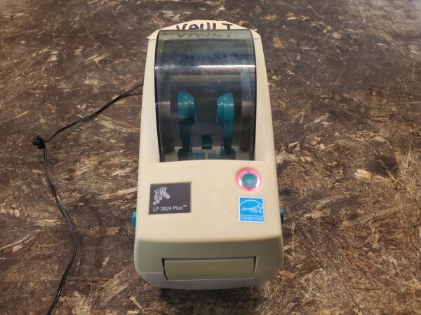 Zebra TLP2824 Plus 282P-101110-000 Label Thermal Printer - Powers On