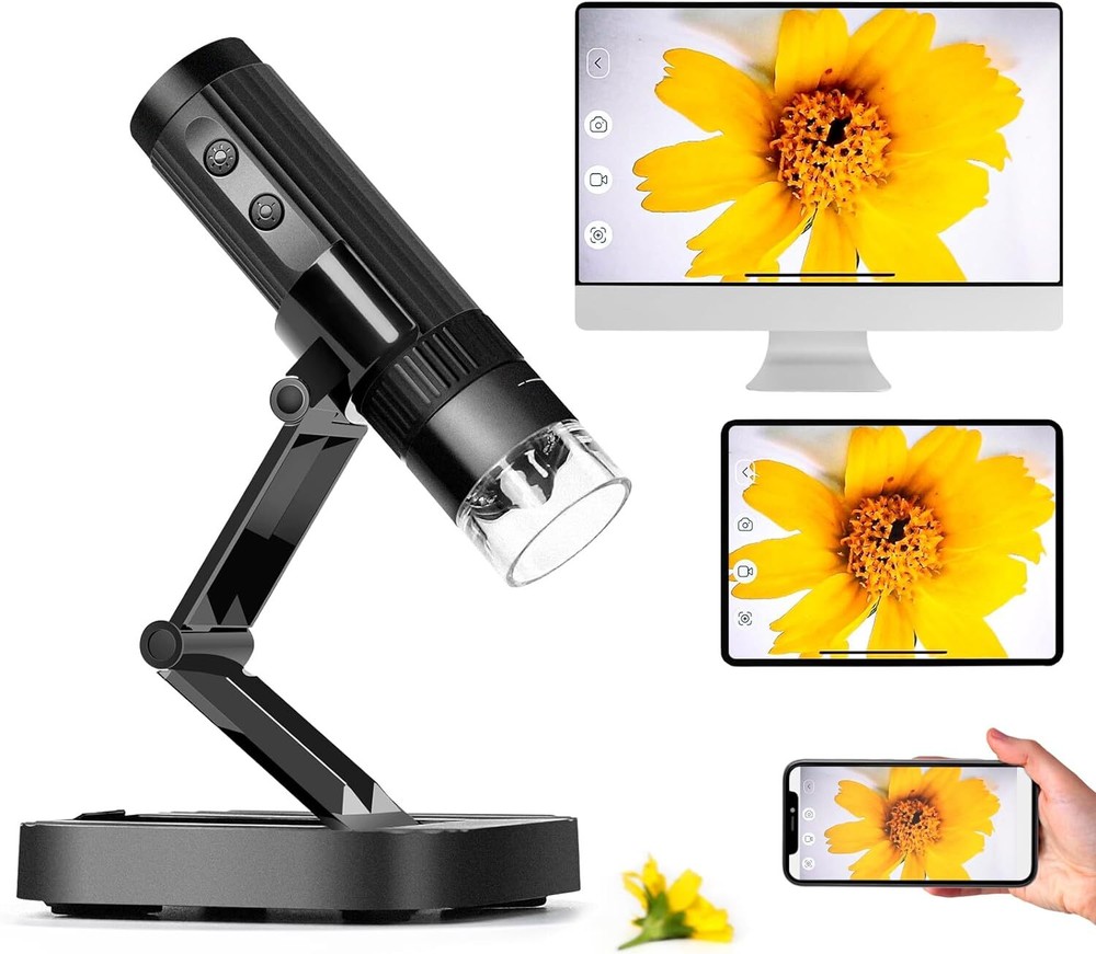TOMLOV 1000x Digital Microscope USB Microscope 1080P Coin Scope Camera Magnifier