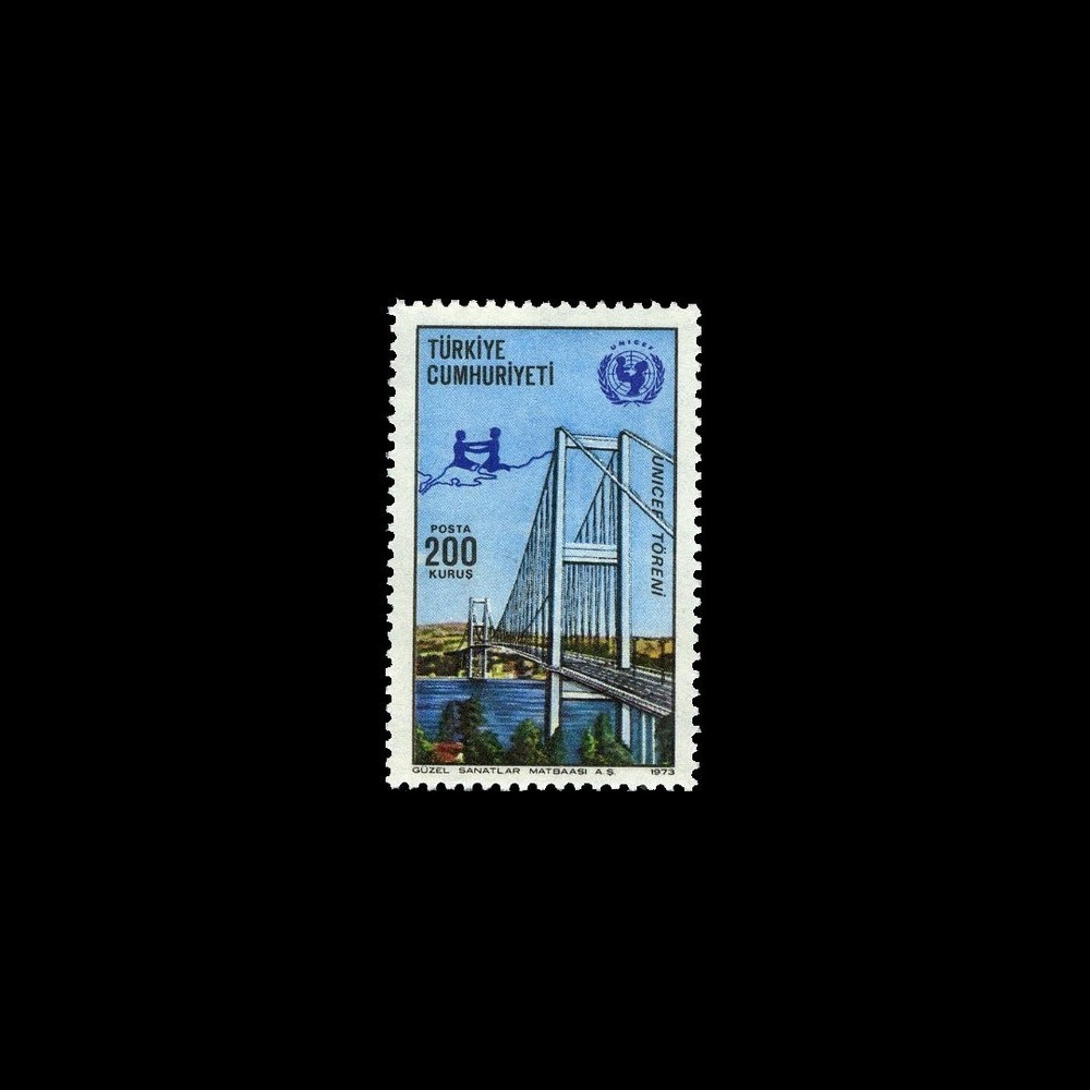 TURKEY / 1973, UNICEF Ceremony Bridge Construction Transport, MNH