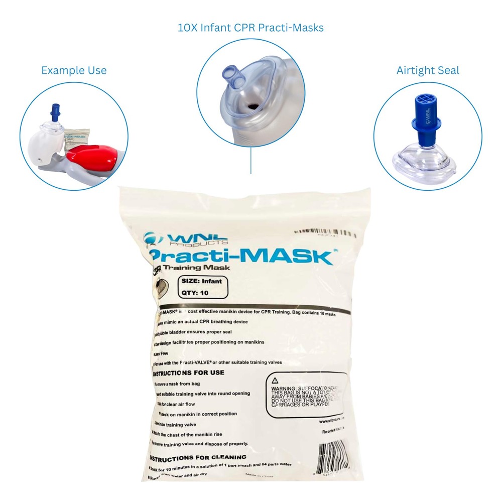 5000ITM Practi-Infant CPR Training Includes 10 (10 Pack - Infant)