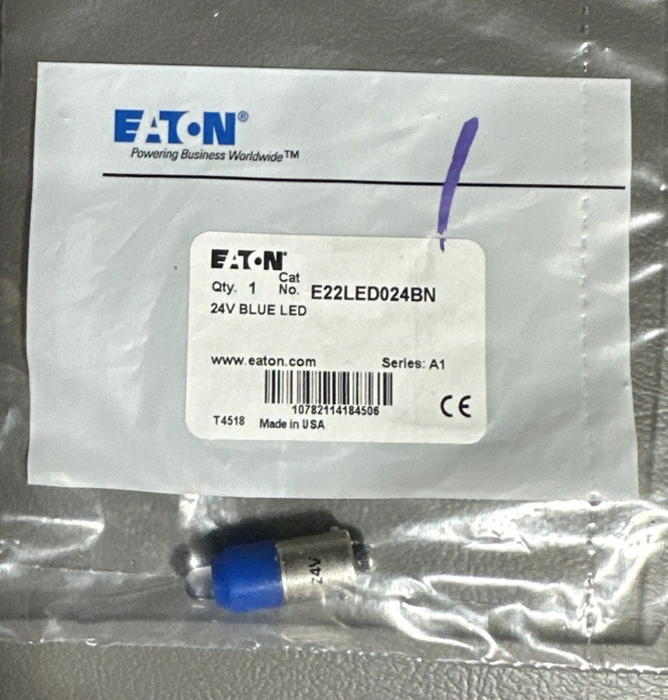 Eaton E22LED024BN LED Blue Bulb