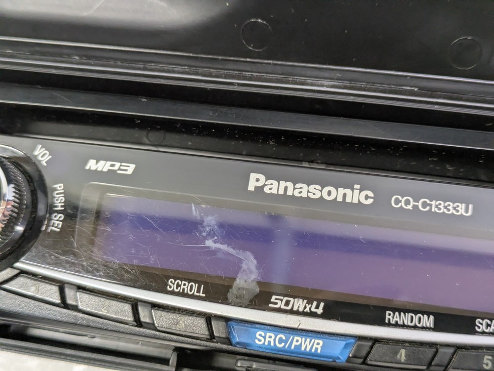 Panasonic CQ-C1333U FACEPLATE ONLY with Alpine Case - Untested