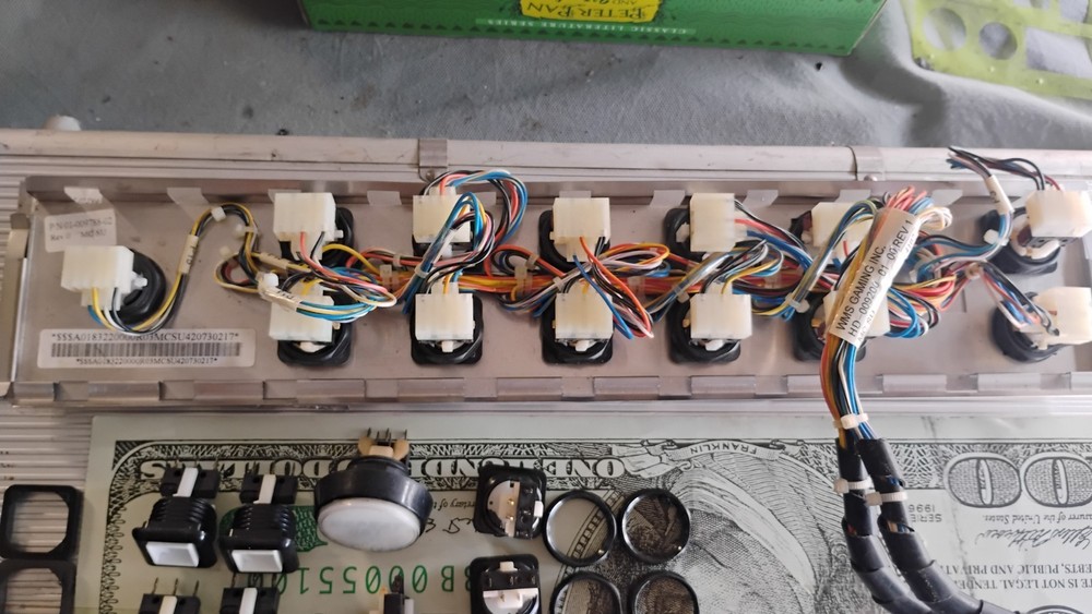 WMS Slot Bb1-Bb2 Button Panel