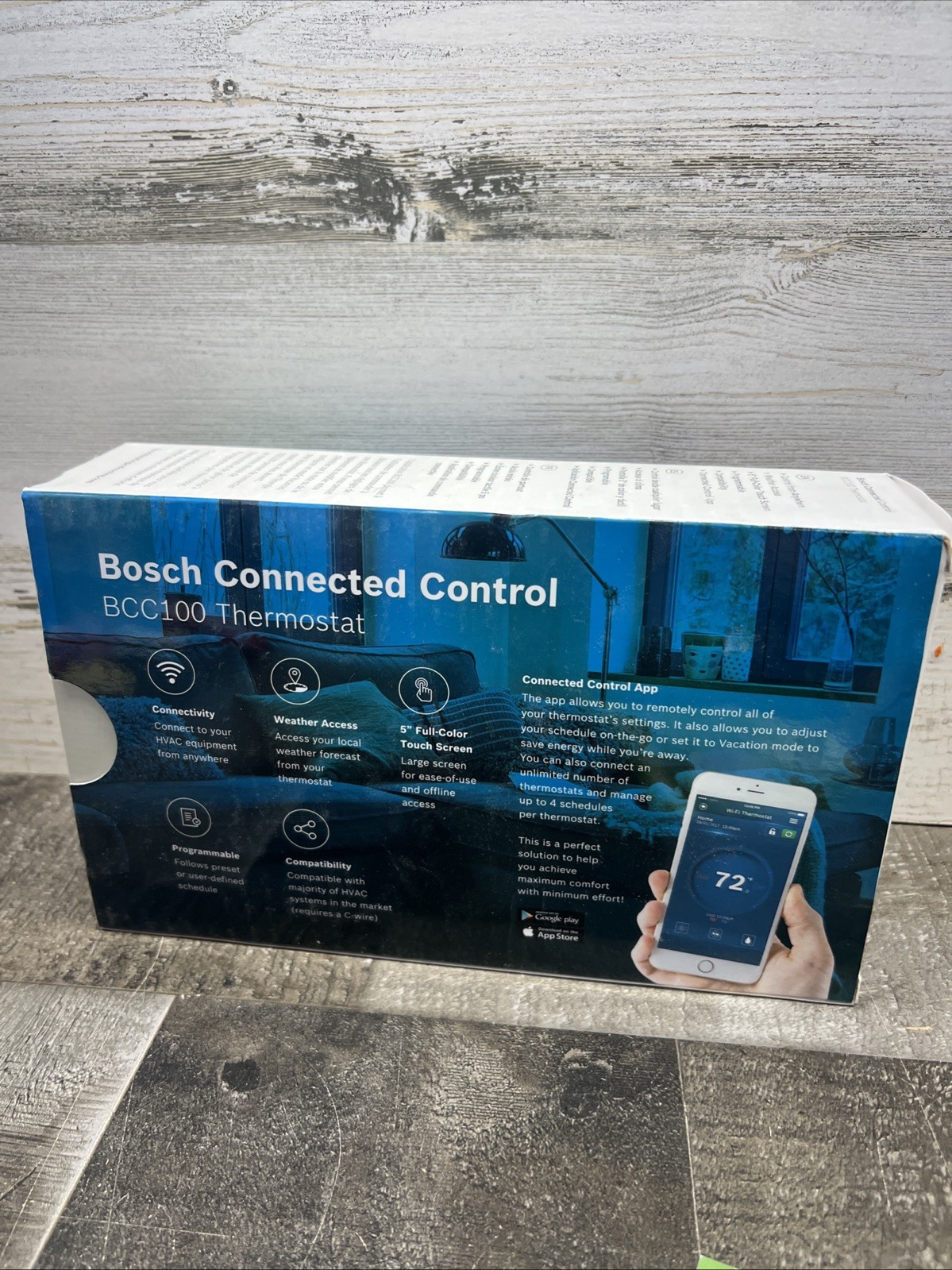 Bosch BCC100 Connected Control Wi-Fi Thermostat New