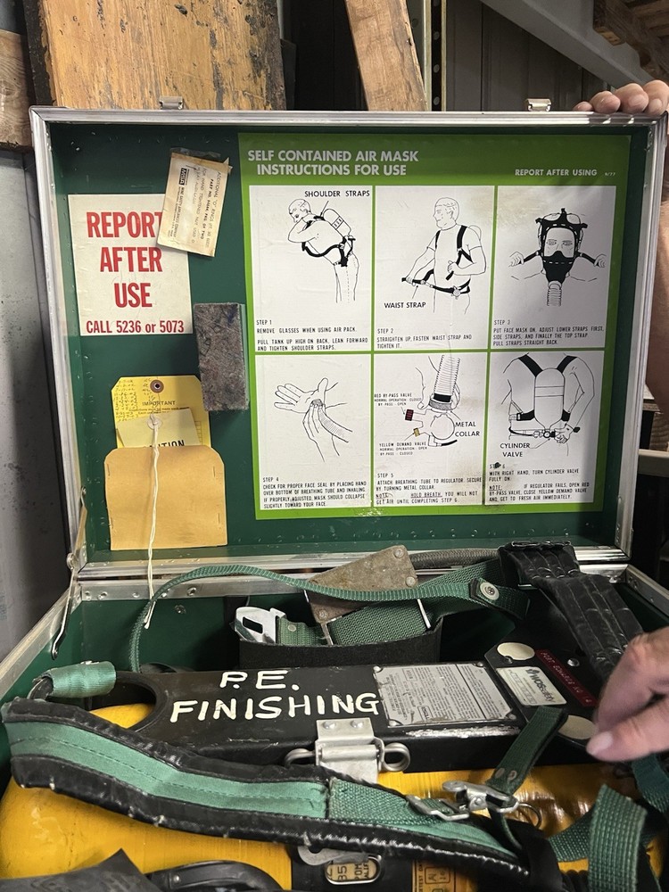 P.E. Finishing MSA Air Mask Model 401