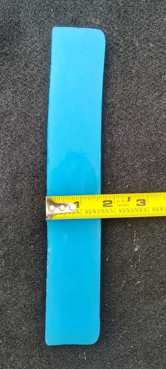 Glass Slab Sky Blue Tiffany Blue Cabochon Bead Flint Knapping Display