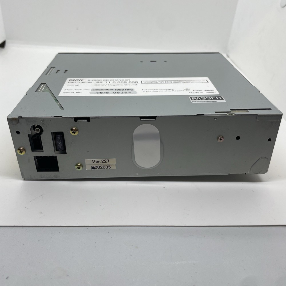 BMW 6-CD CHANGER 82110009836