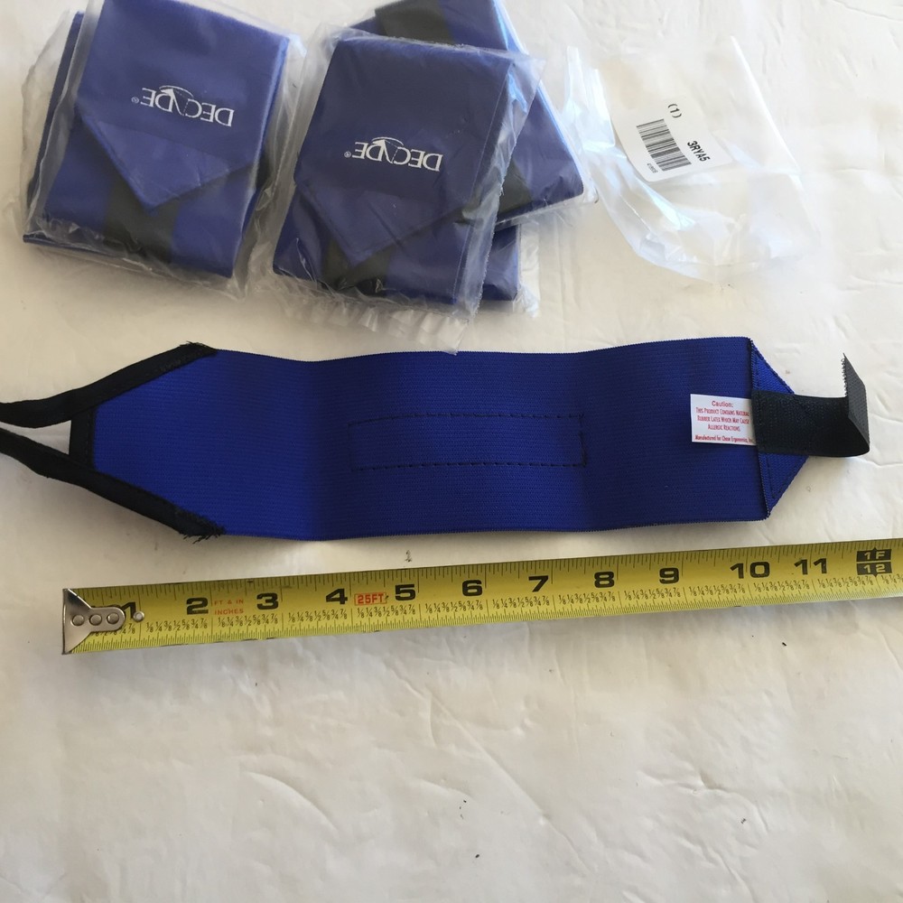Decade WRIST WRAP with Thumbloop 3 “ width Universal size Blue 41660B