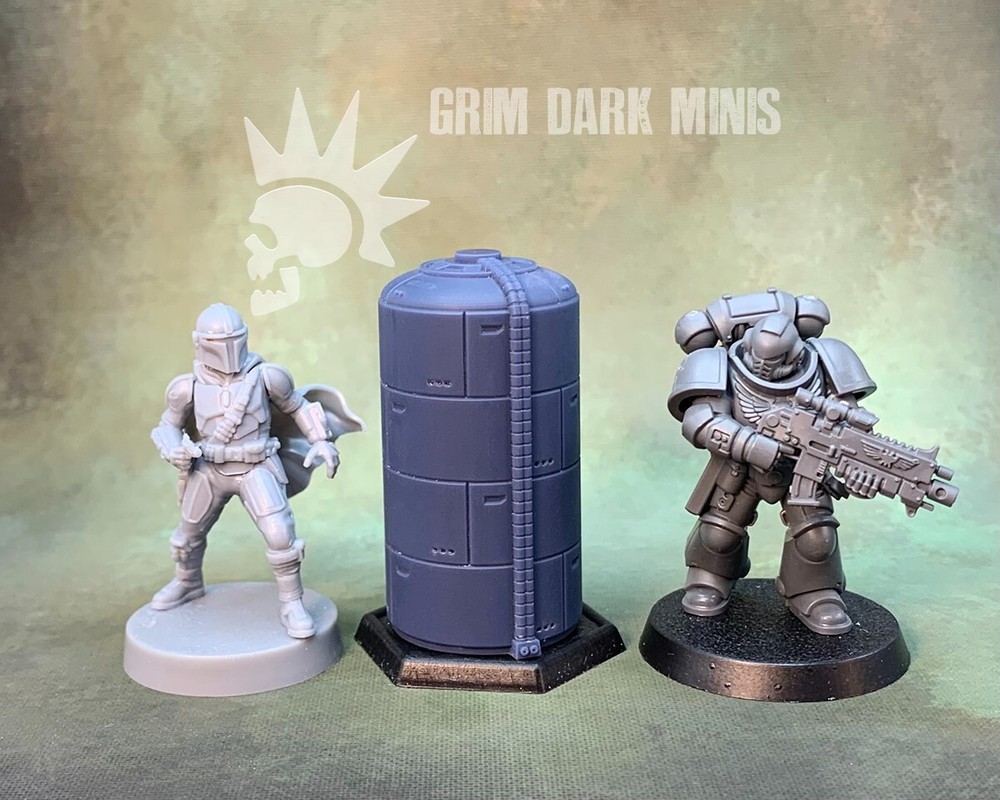 Battletech CGL Scale Terrain - Medium Storage Tank