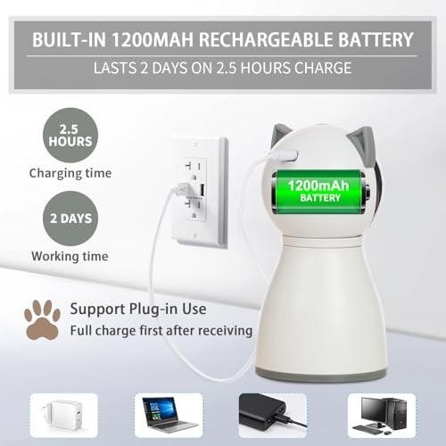 Automatic Cat Laser Toy Motion Activated Rechargeable Random Trajectory USB
