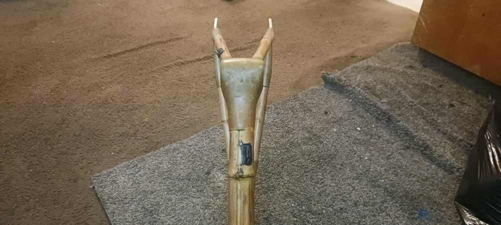 bamboo bicycle frame FIXIE style