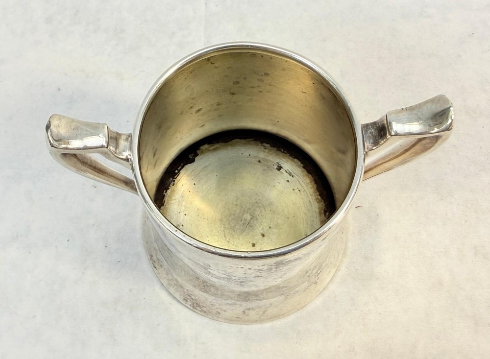 Vintage Armor Silver Plate Sugar and Creamer 3 Piece Set